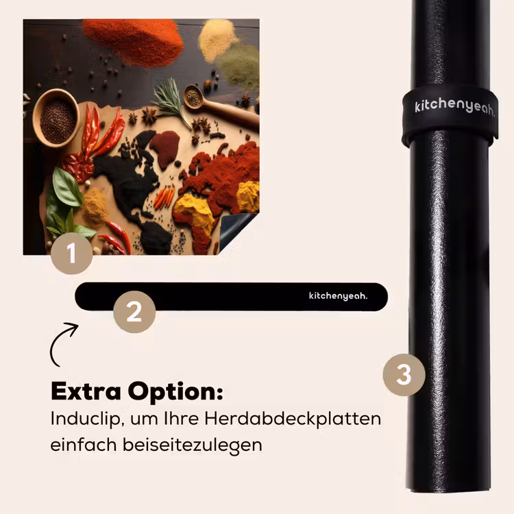 Herdabdeckplatte - Weltkarte der Kräuter — 8