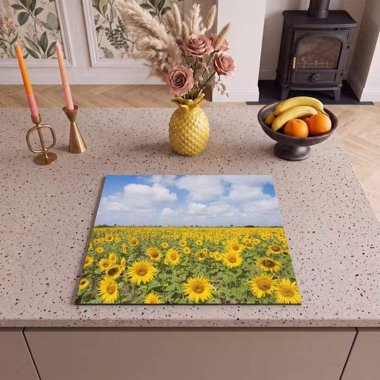 Herdabdeckplatte - Sonnenblumen-Horizont — 3