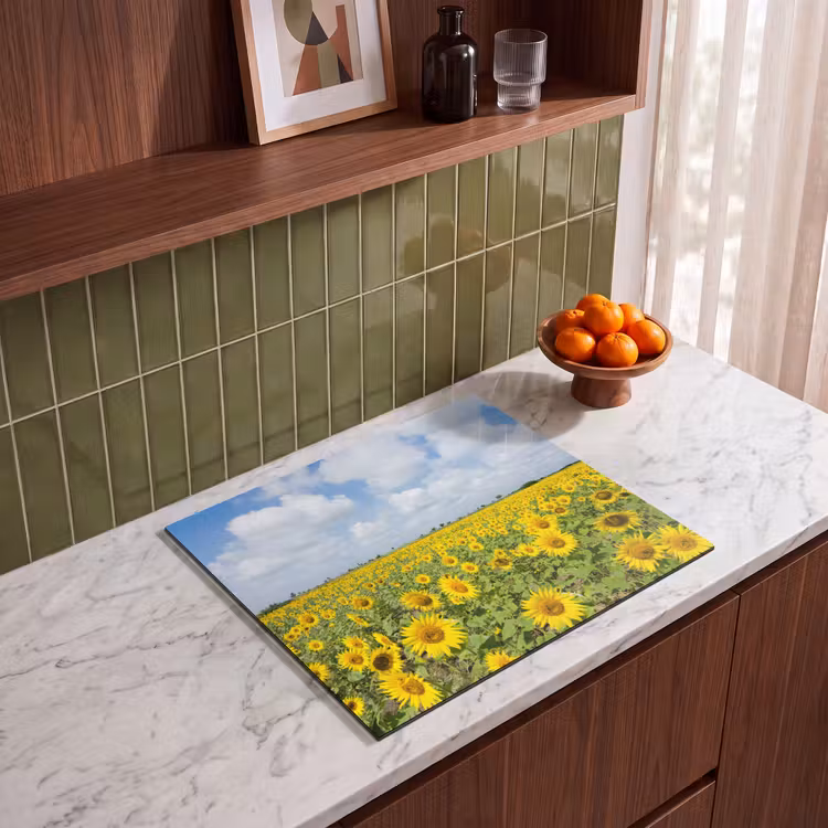 Herdabdeckplatte - Sonnenblumen-Horizont — 4