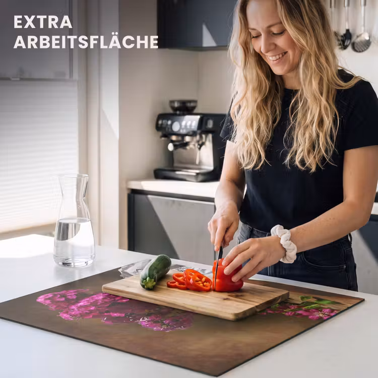 Herdabdeckplatte - Blumenstrauß des Überflusses — 5
