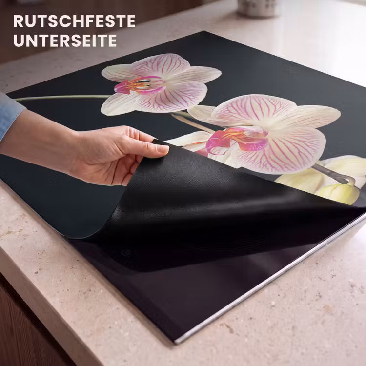 Herdabdeckplatte - Signierte Schönheit der Orchideen — 6