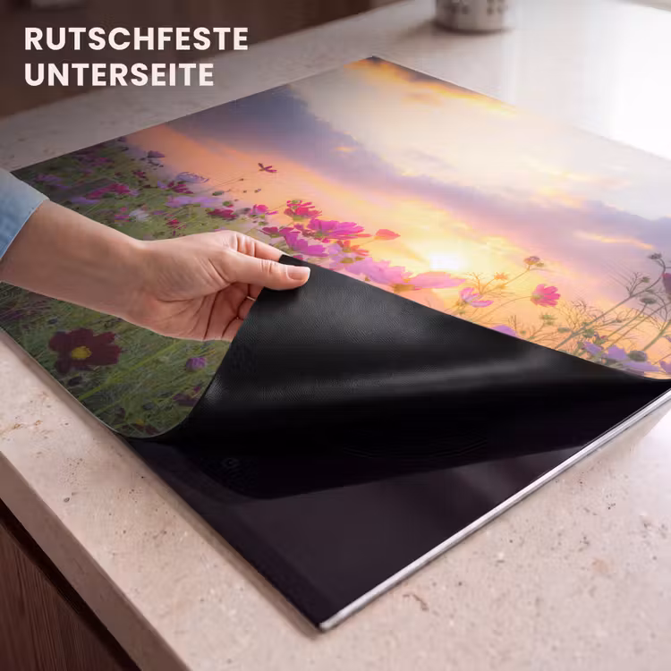 Herdabdeckplatte - Kosmos bei Sonnenuntergang — 6