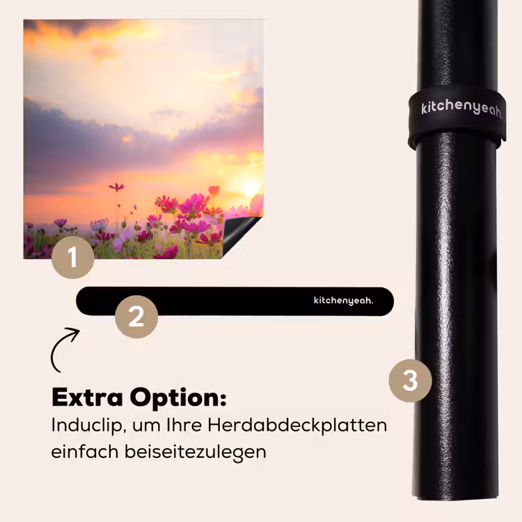 Herdabdeckplatte - Kosmos bei Sonnenuntergang — 8