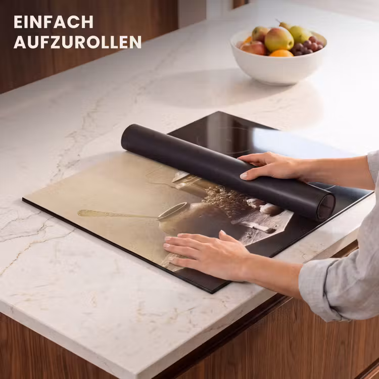 Herdabdeckplatte - Küchenstillleben mit Kürbis — 7