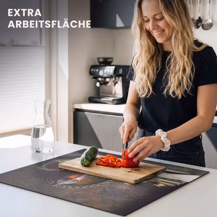 Herdabdeckplatte - Stilleben mit antikem Aussehen — 5