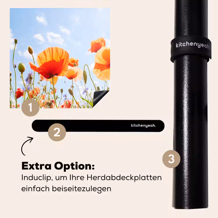 Herdabdeckplatte - Sommertanz der Mohn- und Kornblumen — 8