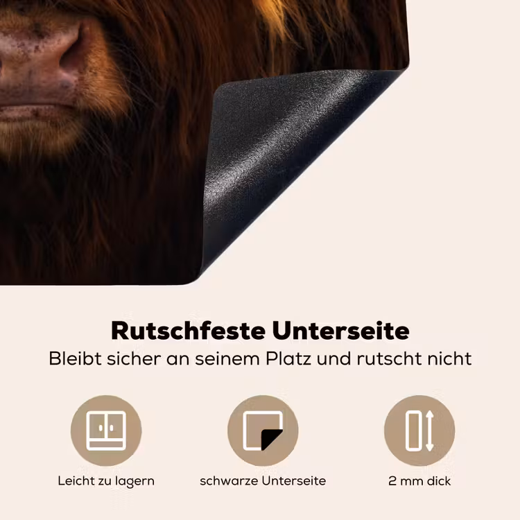 Herdabdeckplatte - Feurige Monde — 6