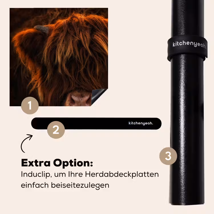 Herdabdeckplatte - Feurige Monde — 8