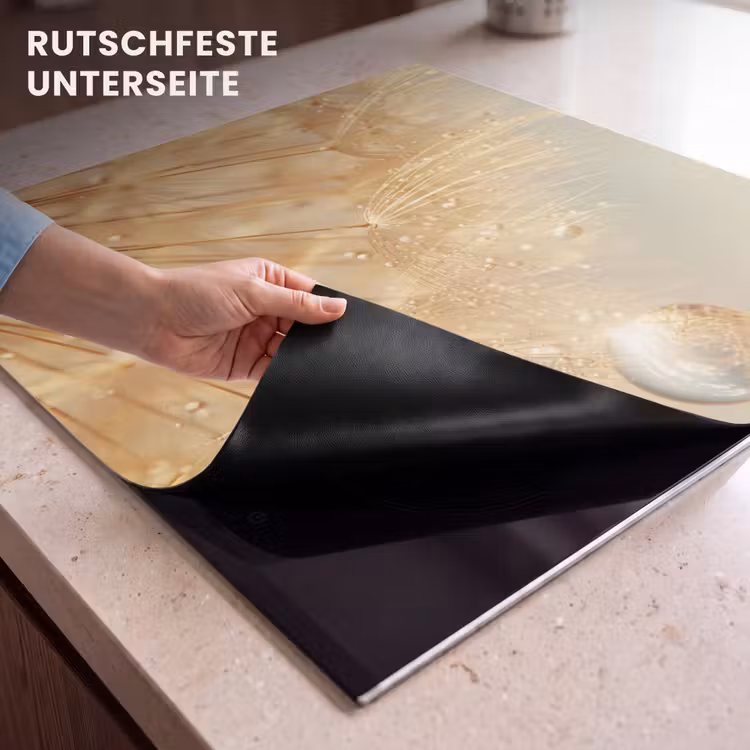Herdabdeckplatte - Löwenzahn - Wasser - Natur - Pflanzen - Modern — 6