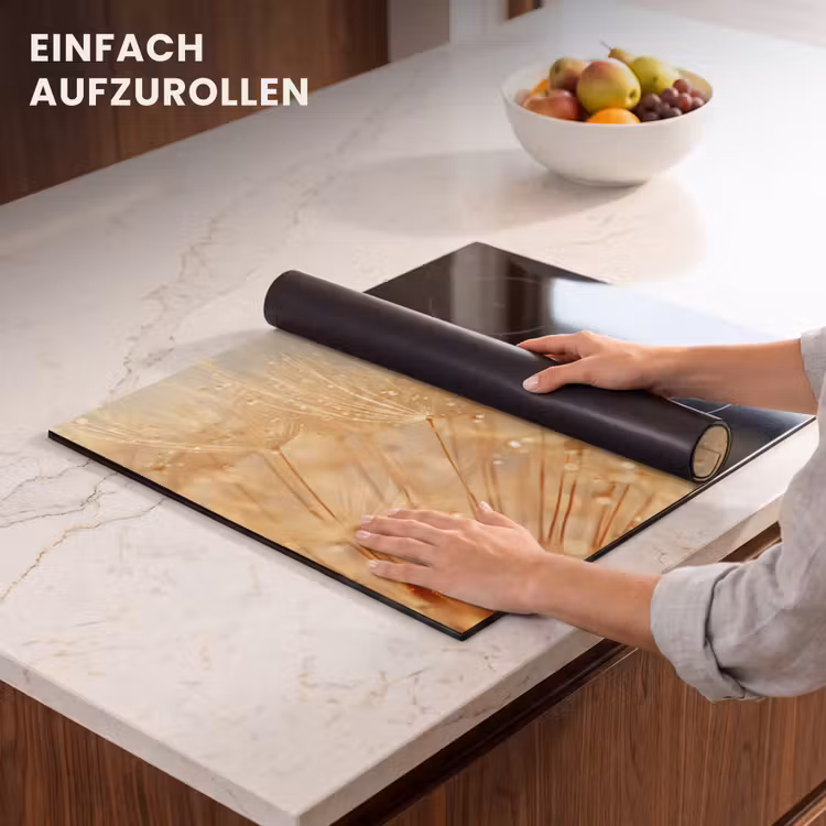 Herdabdeckplatte - Löwenzahn - Wasser - Natur - Pflanzen - Modern — 7