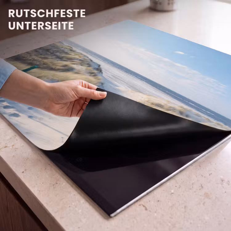 Herdabdeckplatte - Küstenlinie in der Morgenstille — 6