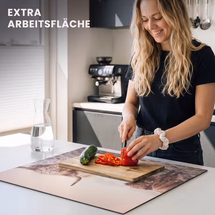Herdabdeckplatte - Winterpracht — 5