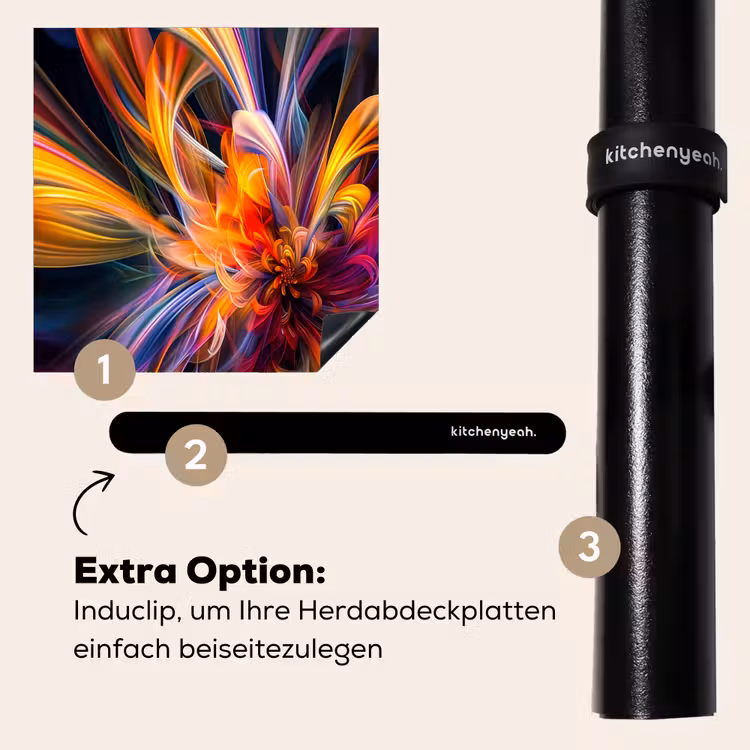 Herdabdeckplatte - Chromatischer Wirbel — 8