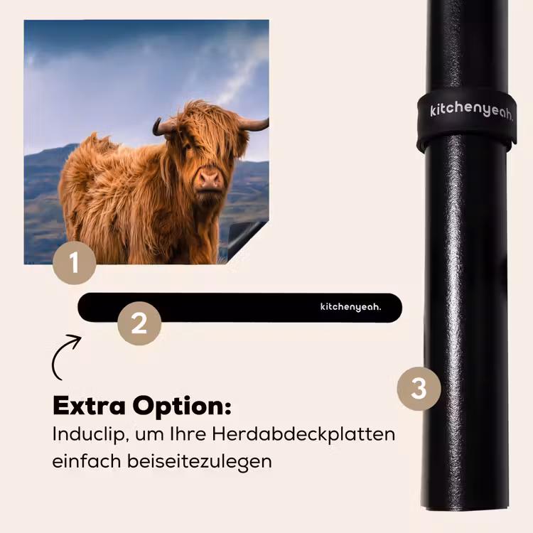 Herdabdeckplatte - Highlander an der Küste — 8