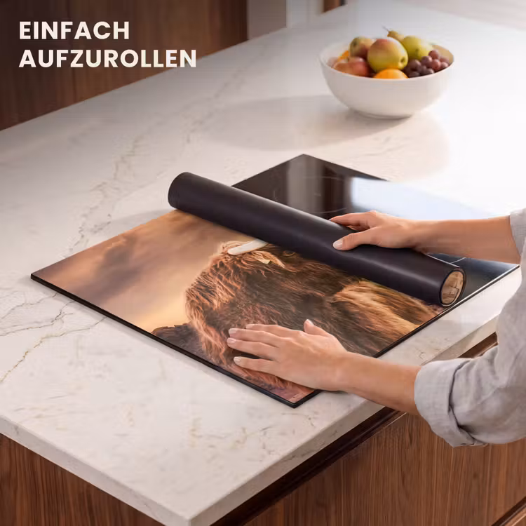 Herdabdeckplatte - Sonnenuntergang über den Highlands — 7