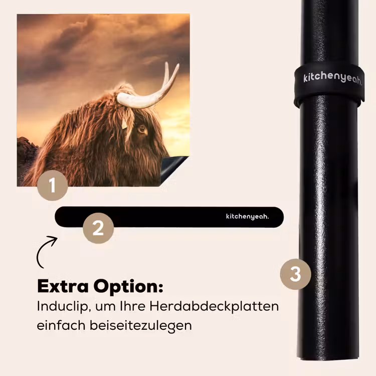 Herdabdeckplatte - Sonnenuntergang über den Highlands — 8