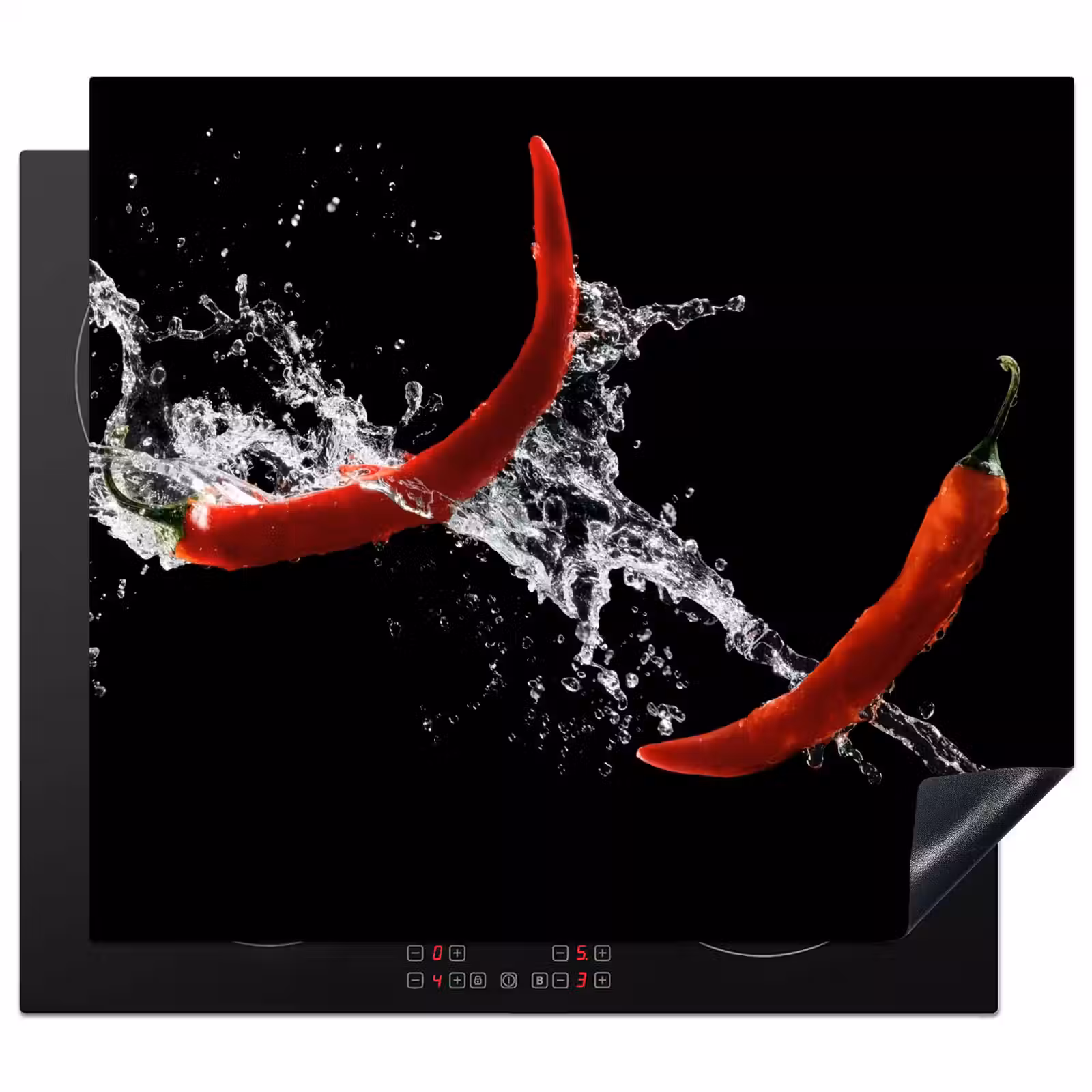 Herdabdeckplatte - Chili Pepper Choreographie — 1