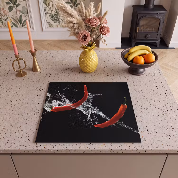 Herdabdeckplatte - Chili Pepper Choreographie — 3