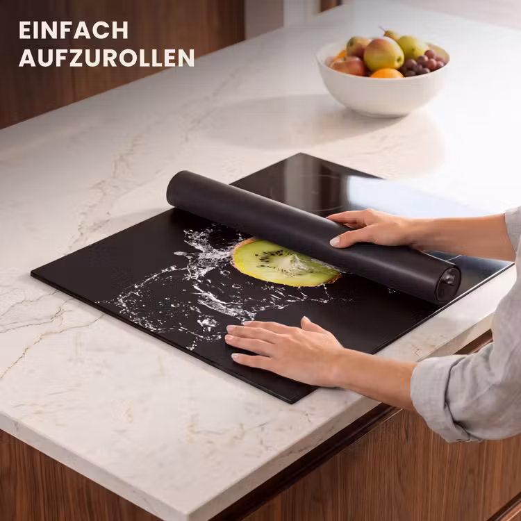 Herdabdeckplatte - Kunstwerk Kiwi im Wasser — 7