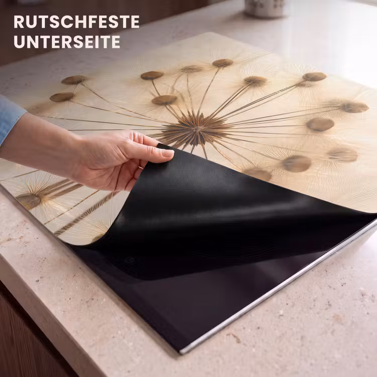 Herdabdeckplatte - Die goldene Eleganz des Löwenzahns — 6