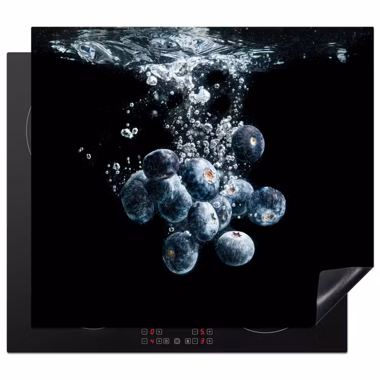 Herdabdeckplatte - Blaubeer-Ballett unter Wasser — 1