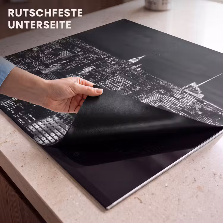 Herdabdeckplatte - Metropolis bei Nacht — 6