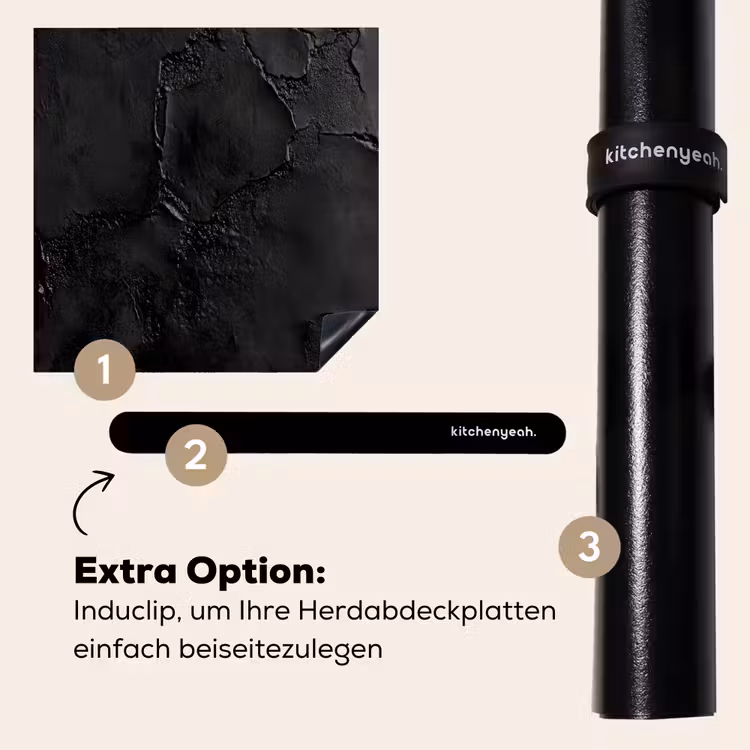 Herdabdeckplatte - Schwarz - Farbe — 8