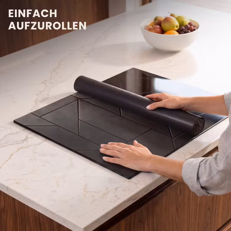 Herdabdeckplatte - Schwarz - Geometrisch - Kacheln — 7