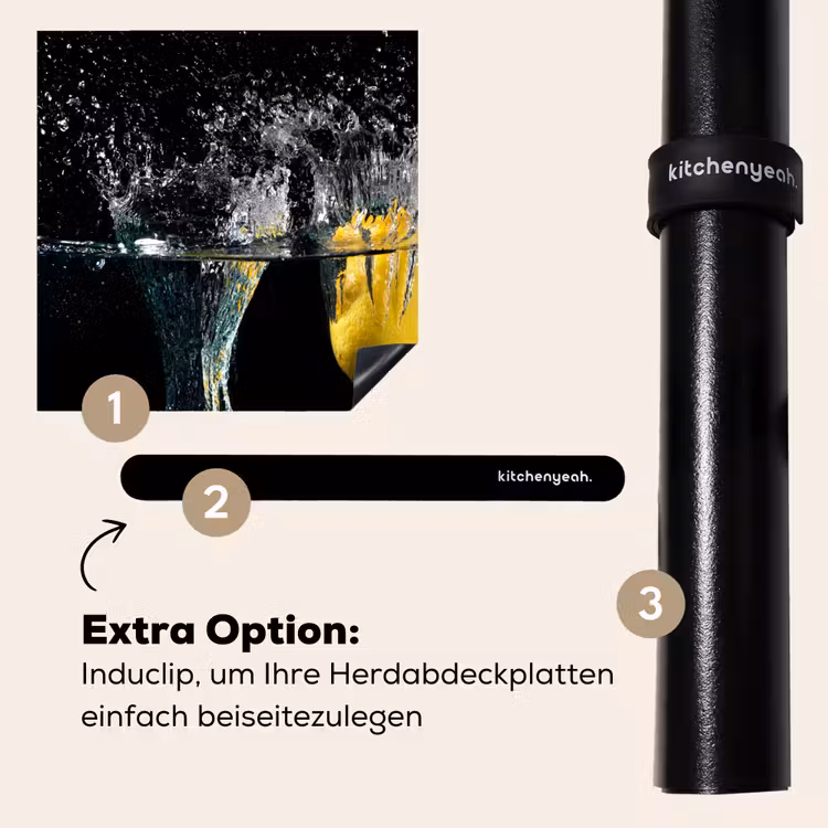 Herdabdeckplatte - Zitronen im Rampenlicht — 8