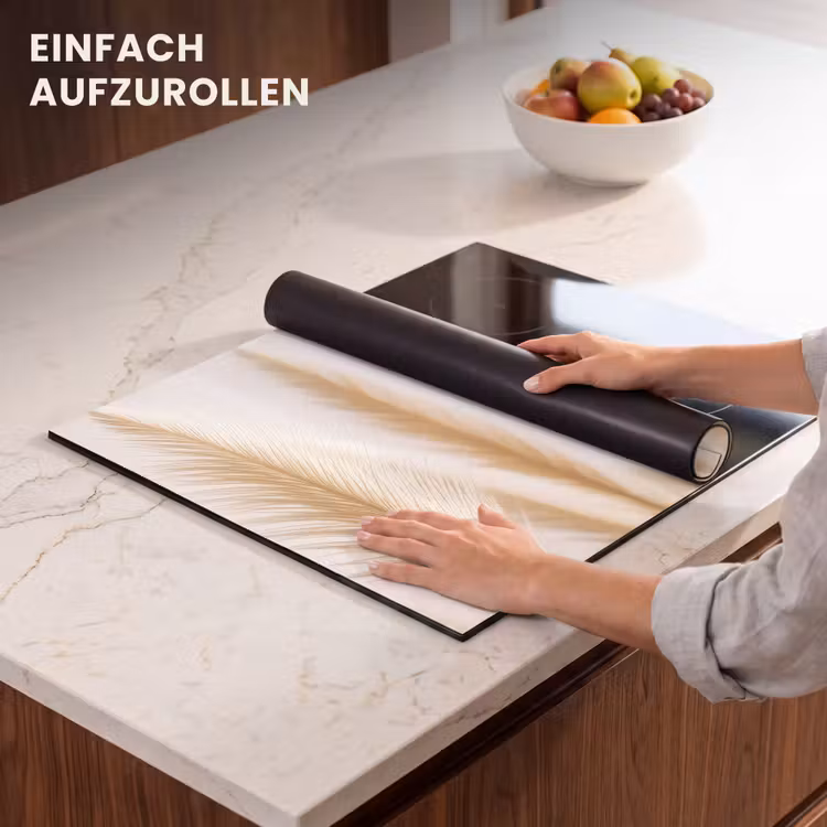 Herdabdeckplatte - Goldene Feder Licht — 7