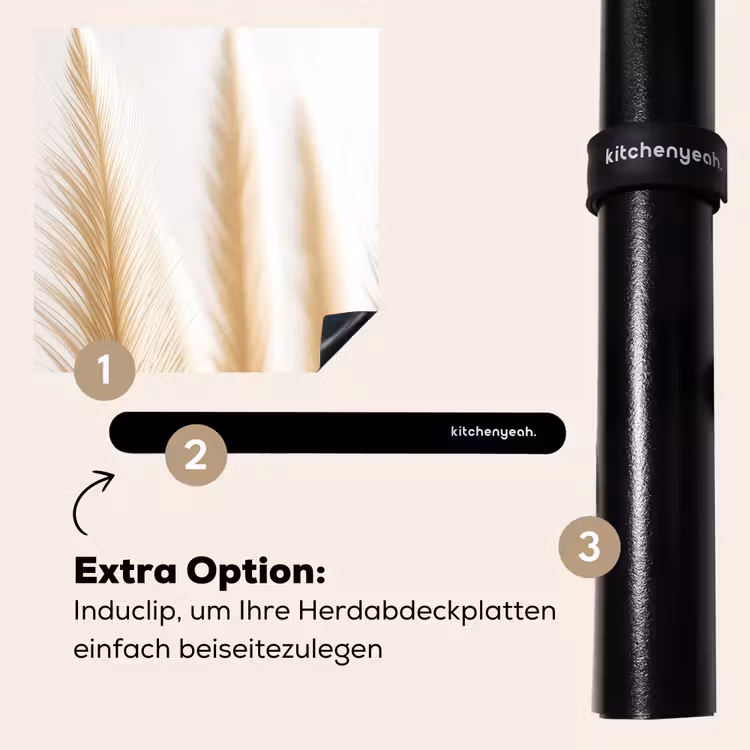 Herdabdeckplatte - Goldene Feder Licht — 8