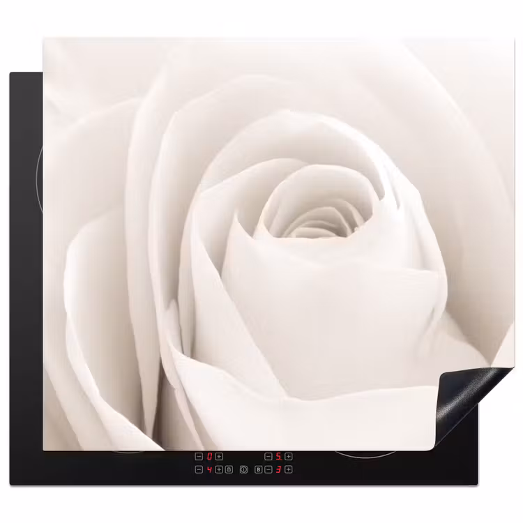 Herdabdeckplatte - Sepia-Rose Spirale — 1