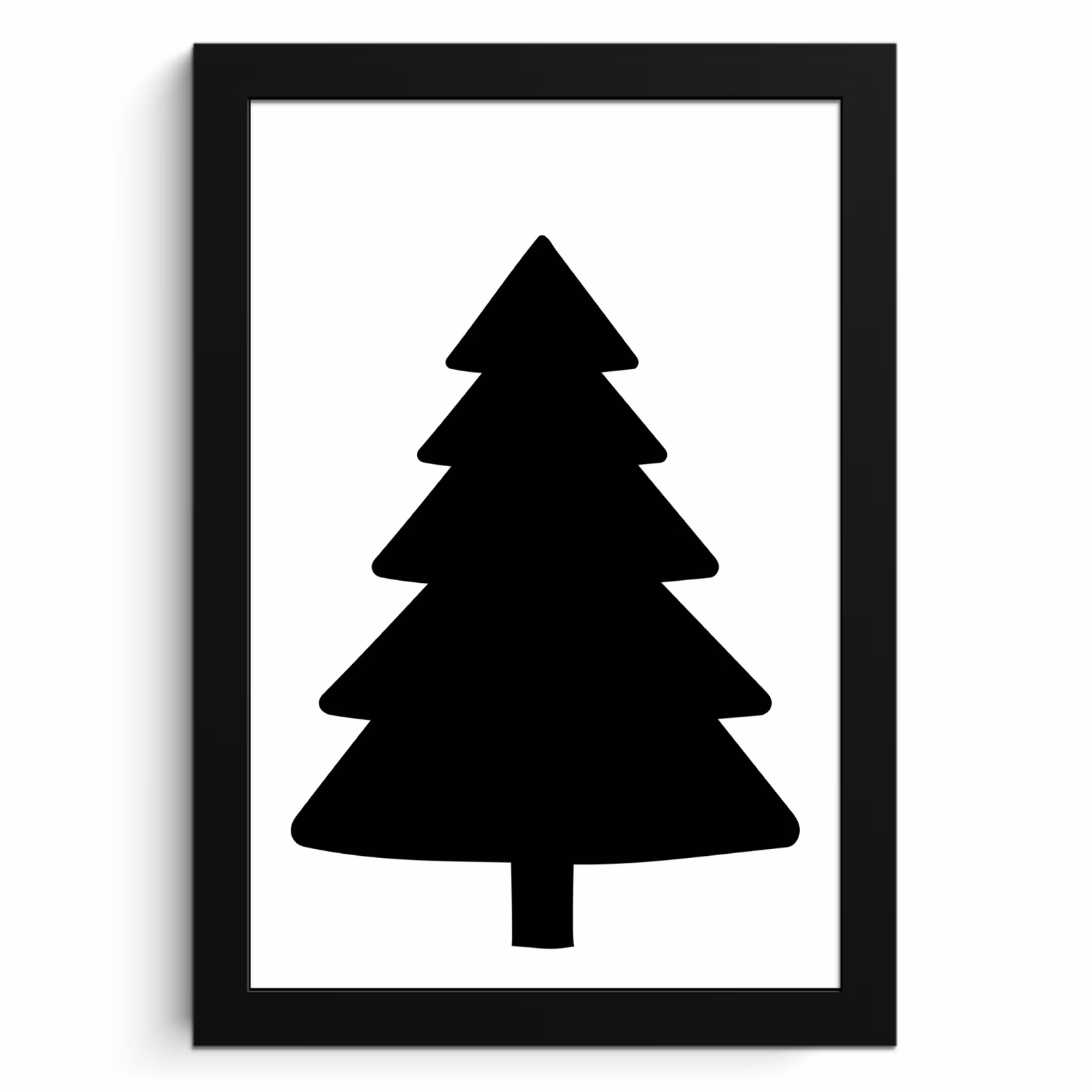 Bilder mit Rahmen - Weihnachtsbaum - Schwarz - Weihnachten - Party — 1