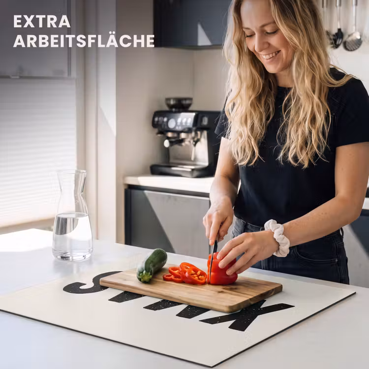 Herdabdeckplatte - Weihnachten - Beige - Zitate - Xmas - Feiertage — 5