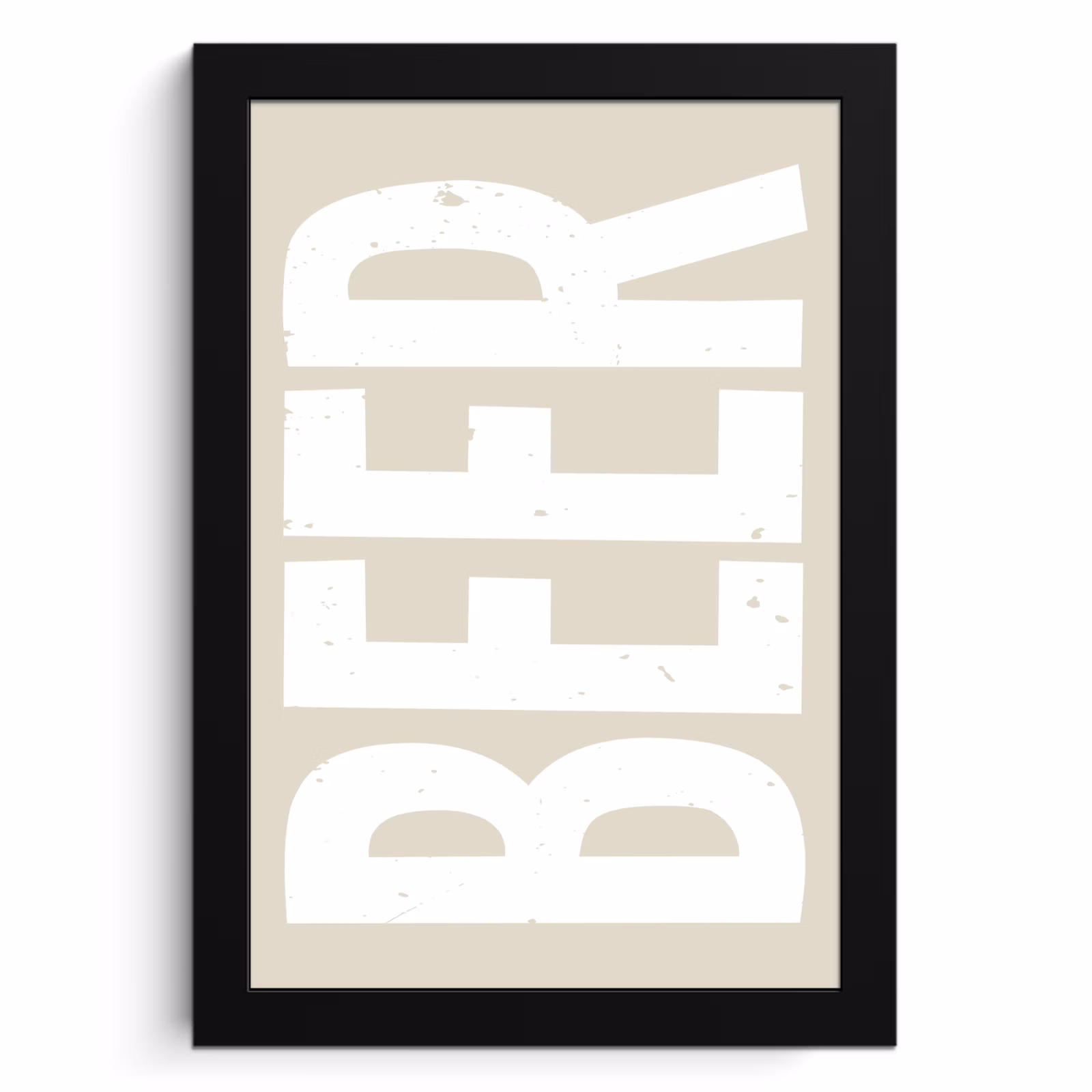 Bilder mit Rahmen - Bär - Japandi - Beige - Dekoration — 1