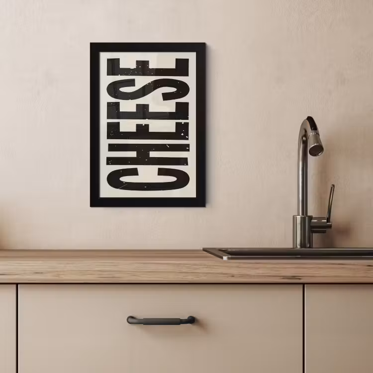 Bilder mit Rahmen - Käse - Dekoration - Beige - Käse — 3