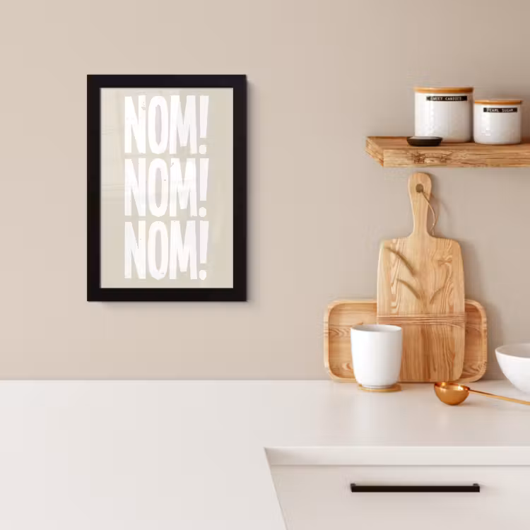 Bilder mit Rahmen - Beige - Vintage - Japandi - Dekoration — 4