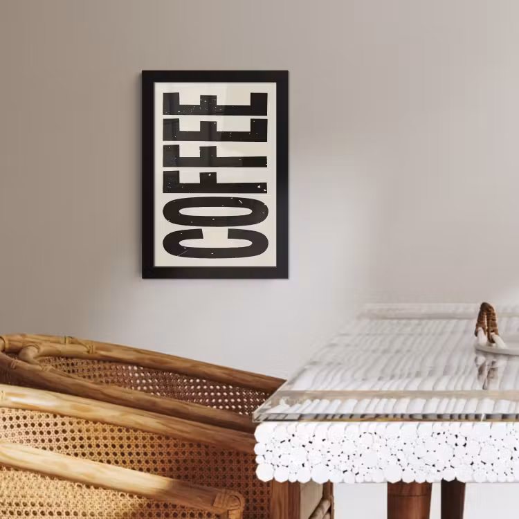 Bilder mit Rahmen - Japandi - Kaffee - Dekoration - Vintage — 3