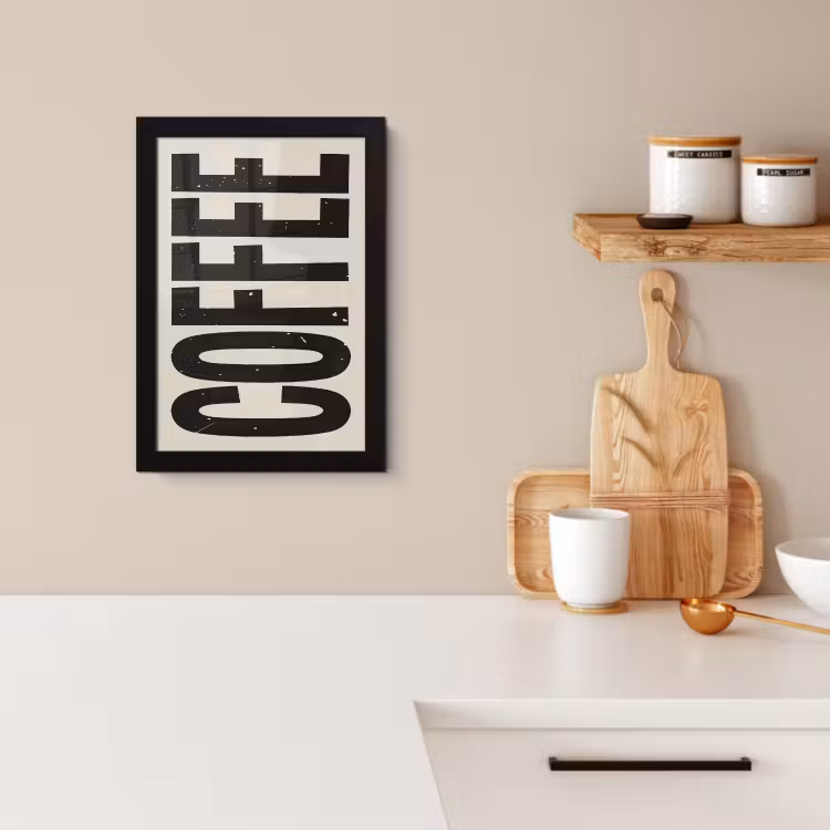 Bilder mit Rahmen - Japandi - Kaffee - Dekoration - Vintage — 4