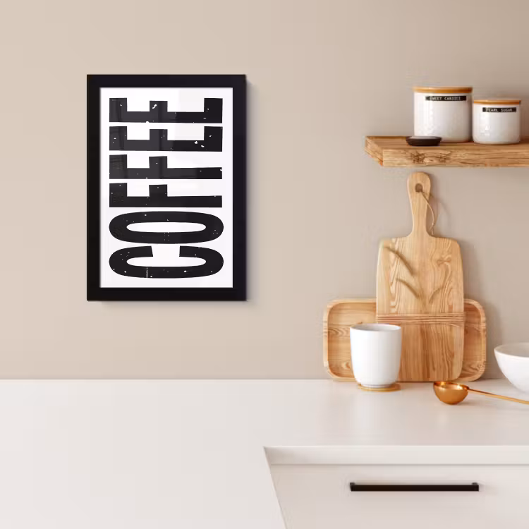 Bilder mit Rahmen - Kaffee - Dekoration - Japandi - Vintage — 2
