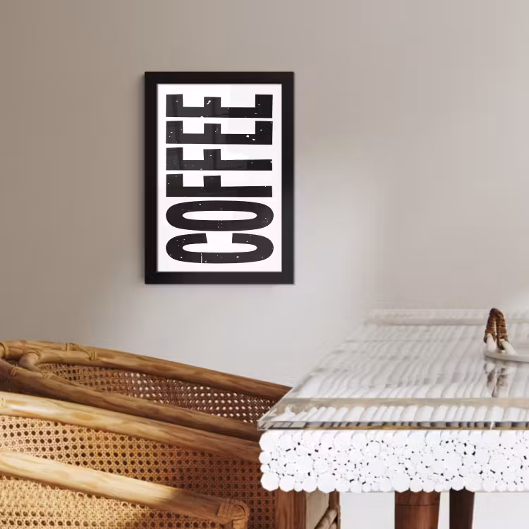 Bilder mit Rahmen - Kaffee - Dekoration - Japandi - Vintage — 4