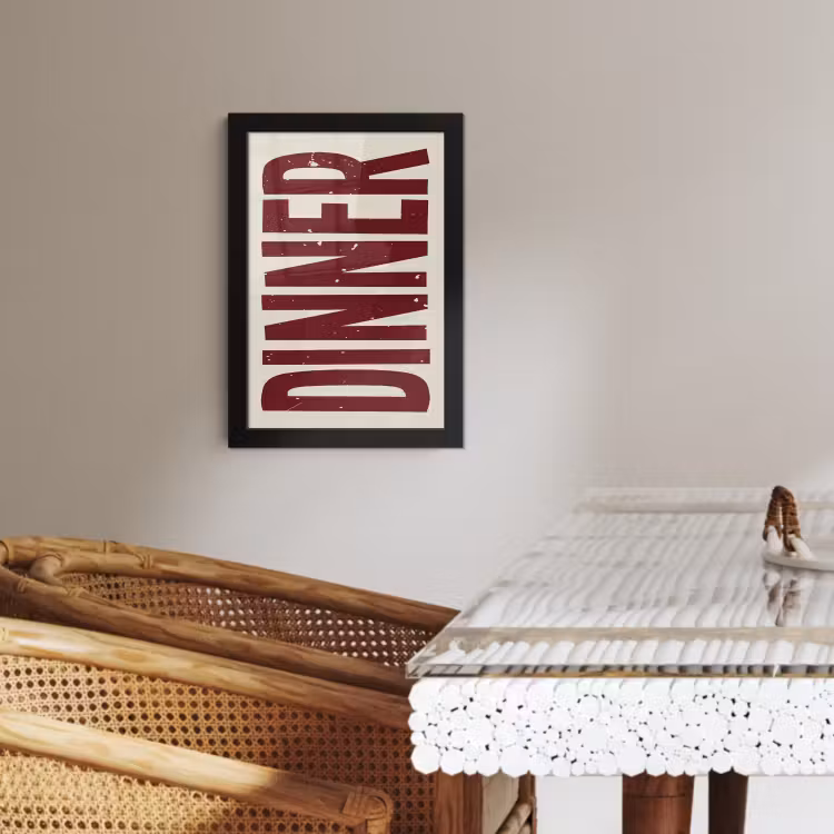 Bilder mit Rahmen - Lebensmittel - Dekoration - Rot - Vintage — 2