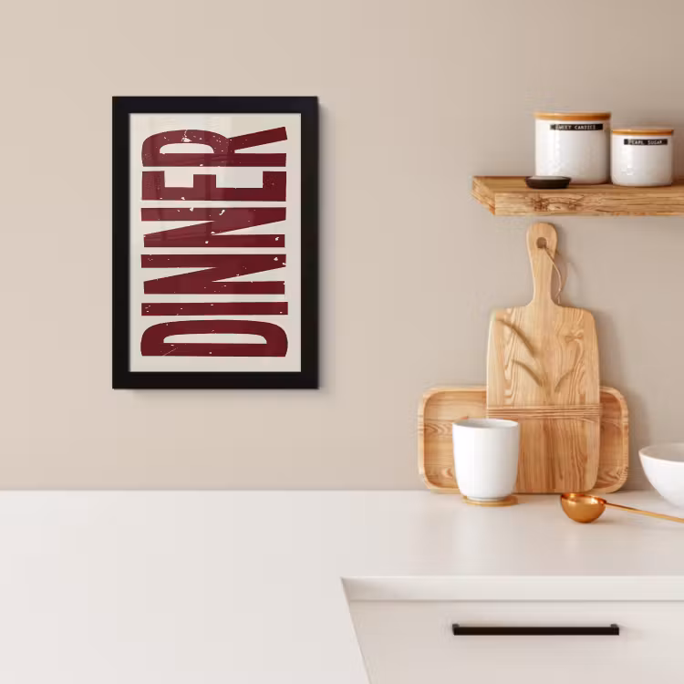 Bilder mit Rahmen - Lebensmittel - Dekoration - Rot - Vintage — 4