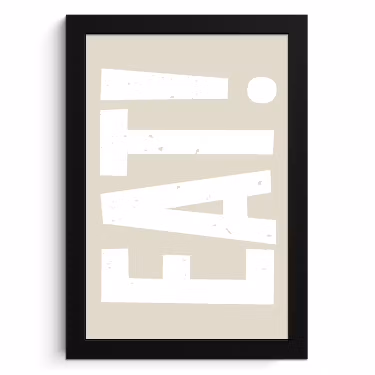 Bilder mit Rahmen - Lebensmittel - Dekoration - Beige - Weiß — 1