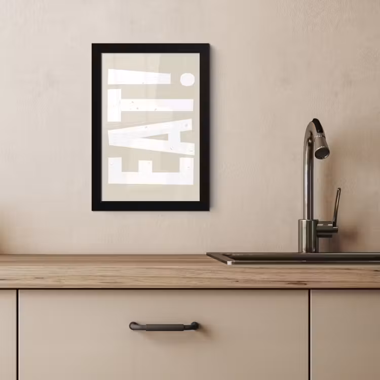 Bilder mit Rahmen - Lebensmittel - Dekoration - Beige - Weiß — 2