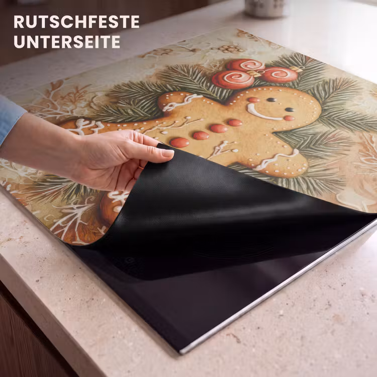 Herdabdeckplatte - Weihnachten - Plätzchen - Puppe - Spekulatius — 5