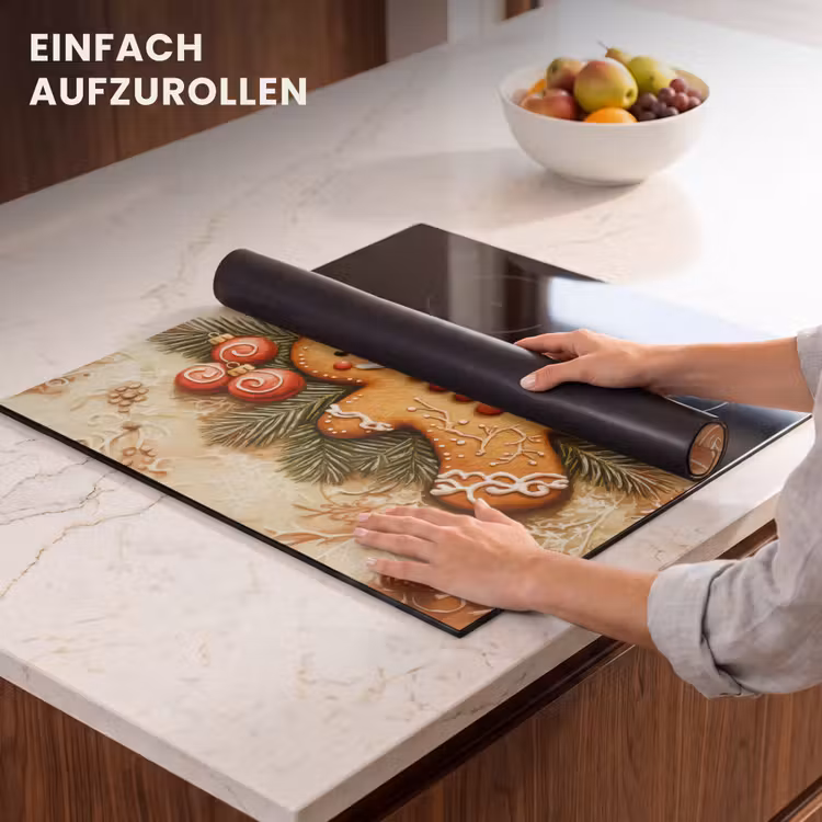 Herdabdeckplatte - Weihnachten - Plätzchen - Puppe - Spekulatius — 6