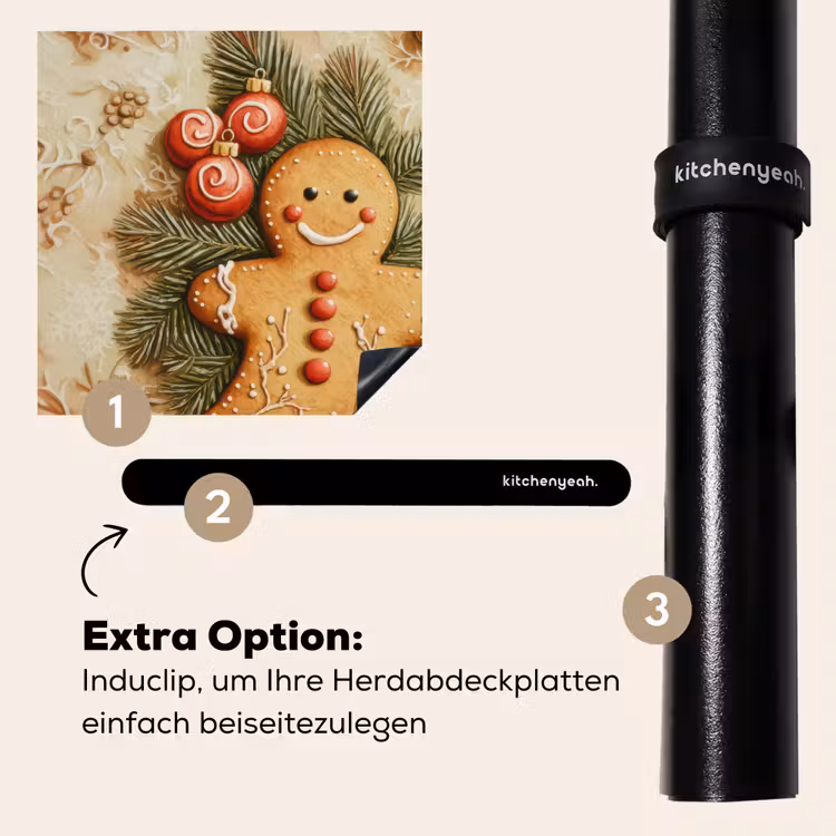 Herdabdeckplatte - Weihnachten - Plätzchen - Puppe - Spekulatius — 7