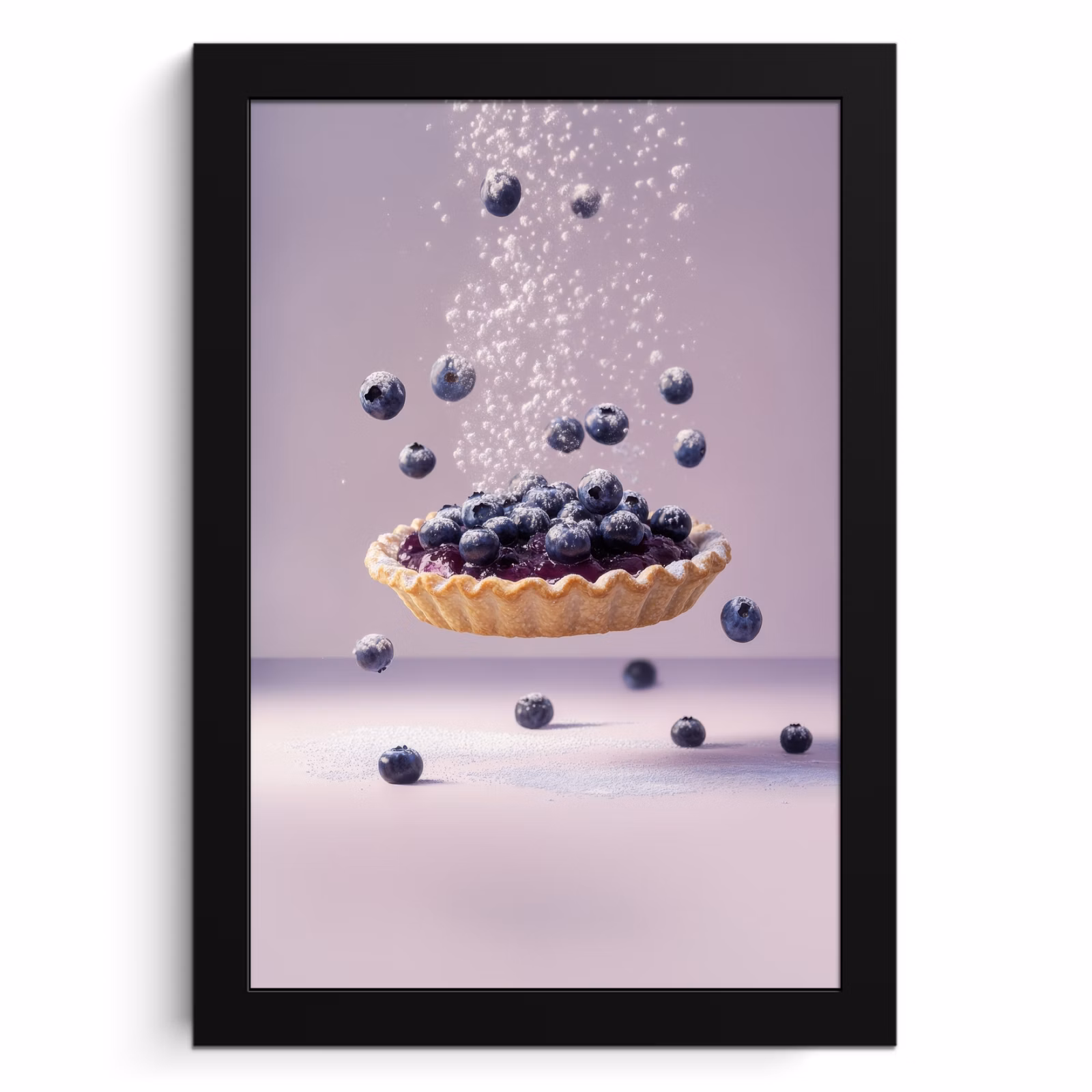 Bilder mit Rahmen - Lebensmittel - Torte - Beeren - Blau — 1