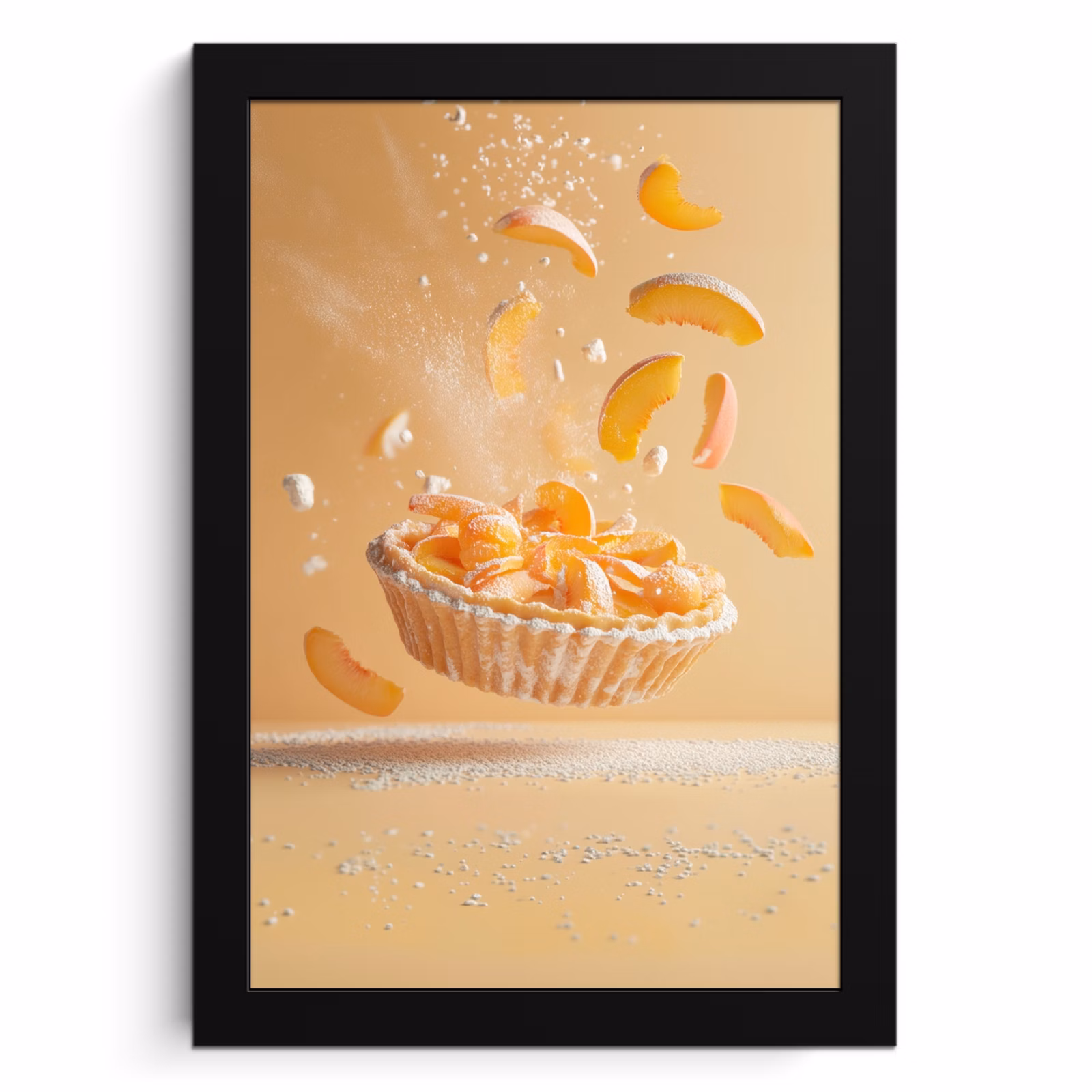 Bilder mit Rahmen - Pfirsich - Essen - Torte - Orange — 1
